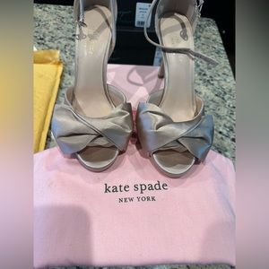 Kate Spade New York Women’s Bridal Satin Evening Dress Shoes, size 7.5